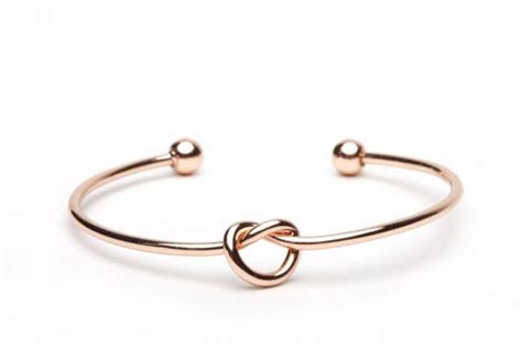 love bracelet rose gold|rose gold love knot bracelet.